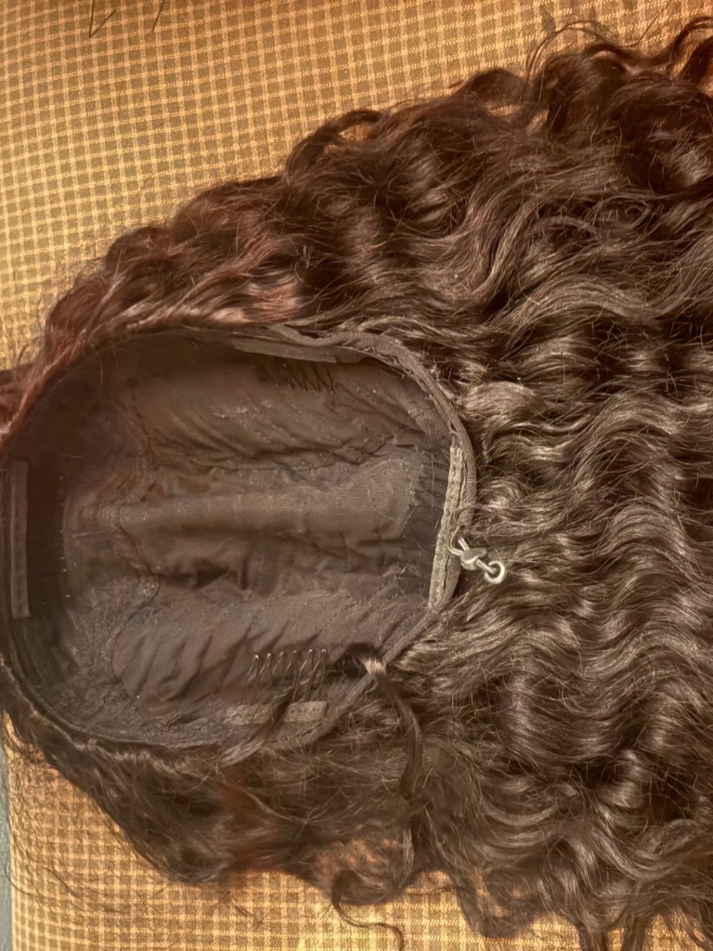 3 in 1 100% Human hair Beach Curls Half Wig Natural Blend Hairline 180% Densit